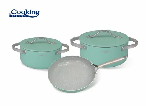 Set gatit Heinner HR-BET-5CRT CRETA, 5 piese, aluminiu