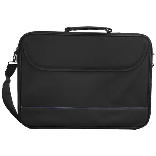 Geanta SPACER, pentru notebook de max. 17.3″, 1 compartiment, buzunar frontal, waterproof, nylon, Negru