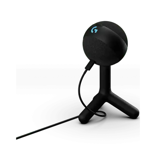 Microfon Gaming Logitech Yeti ORB, Lightsync RGB, USB, Negru