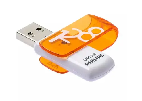 Stick USB Philips Vivid Edition FM12FD00B/00, USB 3.0, 128 GB (Portocaliu)