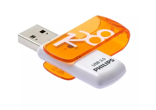 Stick USB Philips Vivid Edition FM12FD00B/00, USB 3.0, 128 GB (Portocaliu)