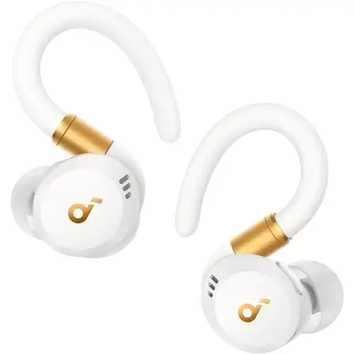 Casti True wireless Anker Soundcore Sport X20, Tehnologie Noise Cancelling, Bluetooth 5.3, IP68, Deep Bass (Alb)