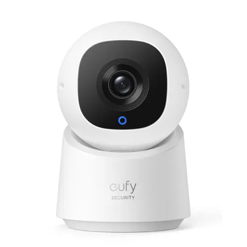 Camera de supraveghere eufy Security C220 Indoor, Rezolutie 2K, 360° Pan&Tilt, AI, Audio bidirectional, Wireless (Alb)