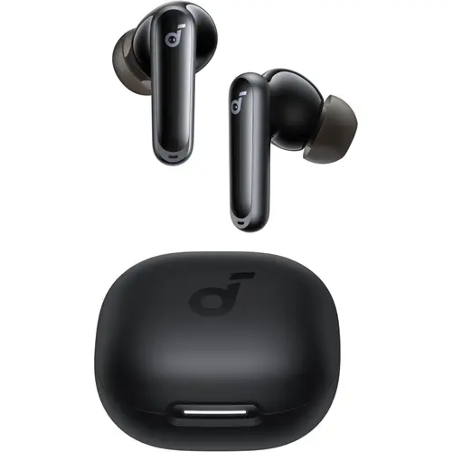Casti True Wireless Anker Soundcore P40i, Bluetooth 5.3, Adaptive Noise Cancelling, Carcasa de incarcare 2-in-1, Waterproof IPX5 (Negru)