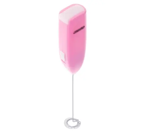 Mixer Spuma Lapte Mesko MS4493P, Electric Cu Baterie, Bauturi Calde/Reci, Maner Izolat Termic, Otel Inoxidabil, Pentru Latte, Ciocolata Calda, Cappuccino, Frappe, Usor De Folosit (Roz)