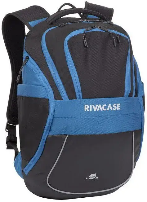 Rucsac laptop RivaCase Sport 5225, 15.6inch (Negru/Albastru)