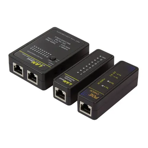 Set testare cablu retea Logilink WZ0015P, RJ45/RJ11/RJ12/BNC