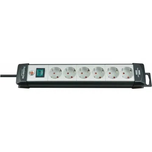 Priza multipla Premium 6P 5m on/off
