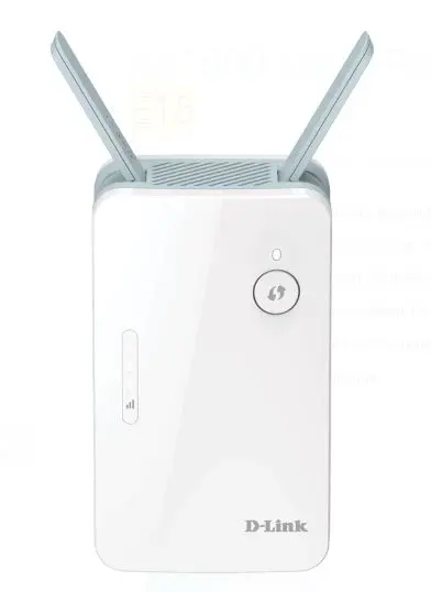 Range Extender Wireless D-Link E15, Gigabit, 1501 Mbps, 2 Anetene Externe (Alb)