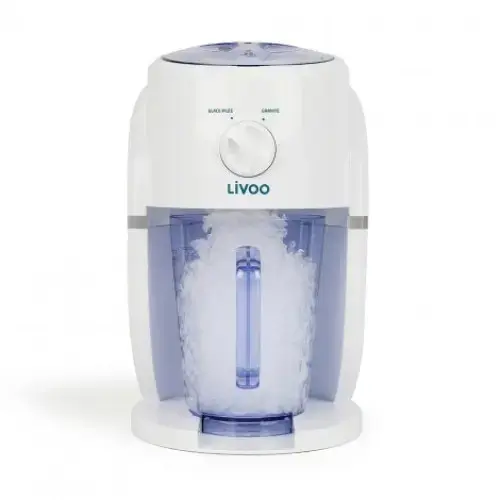 Aparat de pisat gheata Livoo DOM430, Cana 1.1 L, 2 setari gheata, 25 W, Alb