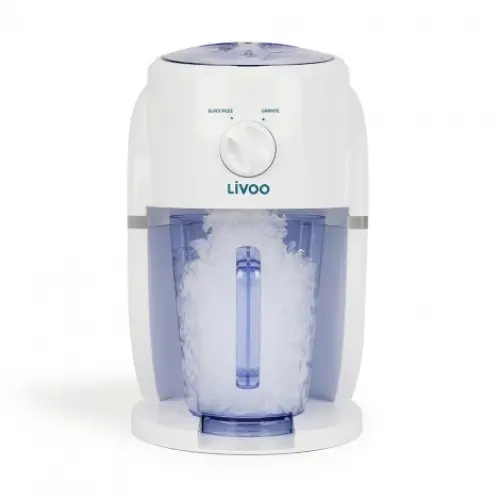 Aparat de pisat gheata Livoo DOM430, Cana 1.1 L, 2 setari gheata, 25 W, Alb