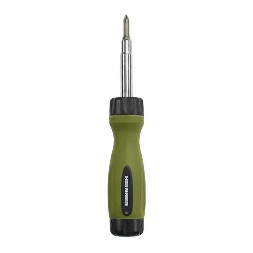 Surubelnita cu 4 biti de 75mm Heinner, Verde