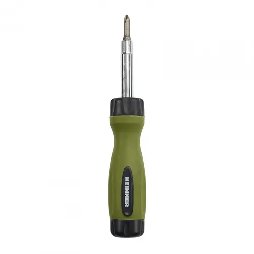 Surubelnita cu 4 biti de 75mm Heinner, Verde
