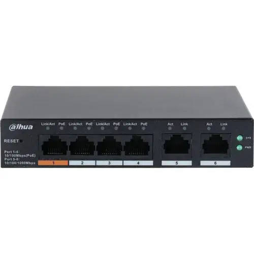 Switch Dahua CS4006-4ET-60, Cloud management
