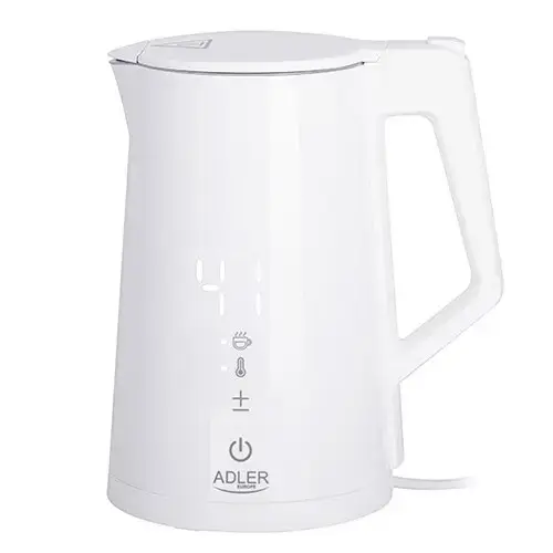 Fierbator electric Adler AD1345,  1850W, LED, 1.7L, Alb