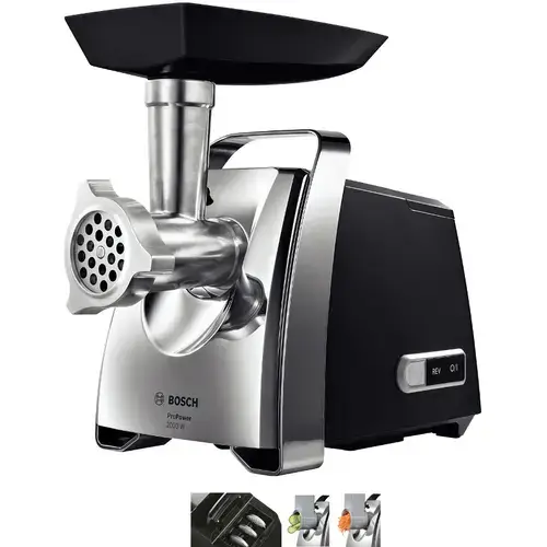 Masina de tocat carne BOSCH MFW67440, 700W (Negru-Argintiu)