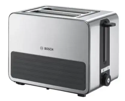 Prajitor de paine Bosch TAT7S25, 1050 W, 2 felii (Gri)