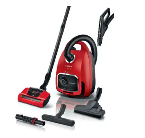 Aspirator cu sac Bosch ProAnimal BGL6PET1, 4 L, 700 W (Negru/Rosu)