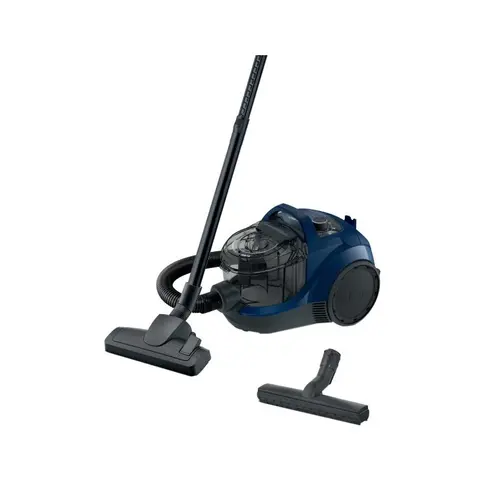 Aspirator fara Sac Bosch BGS21X320 Serie 4, Filtru igienic HEPA, Power AirCycle, 2 litri, 550 W, 76 dB, Albastru-Negru