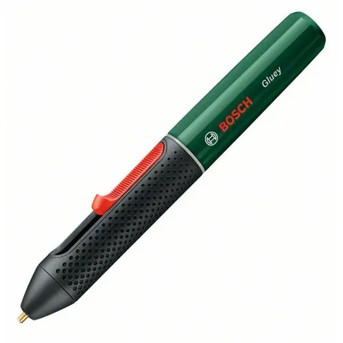 Pistol de lipit electric cu acumulator Bosch GLUEY - evergreen, 2.1 Ah, 150°C temperetura lipire, 7 mm diametru bagheta
