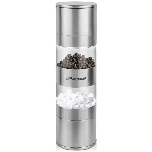 Rasnita pentru piper RONDELL RD-1277, transparent, inox
