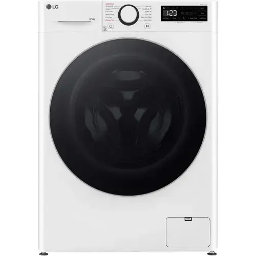 Masina de spalat rufe cu uscator LG F2DR508S1W, 8 kg Spalare, 5 kg Uscare, 1200 rpm, Motor Direct Drive, Clasa B, TurboWash, Alb