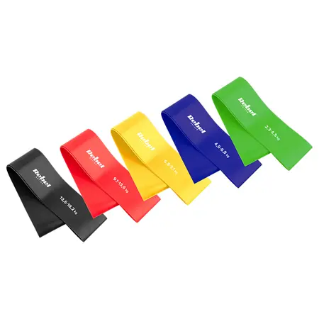 Set 5 benzi elastice REBEL ACTIVE MINI BAND, latex, 2-18KG