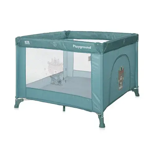 Tarc de joaca Lorelli Playground Artic Indian, 100 x 100 cm, 0-36 luni, salteluta, usa cu fermoar, geanta transport, mecanism dublu de siguranta