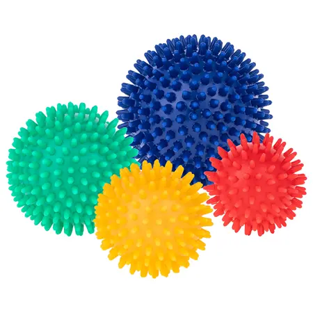 Set 4 mingi senzoriale masaj  REBEL ACTIVE RBA-3059, PVC