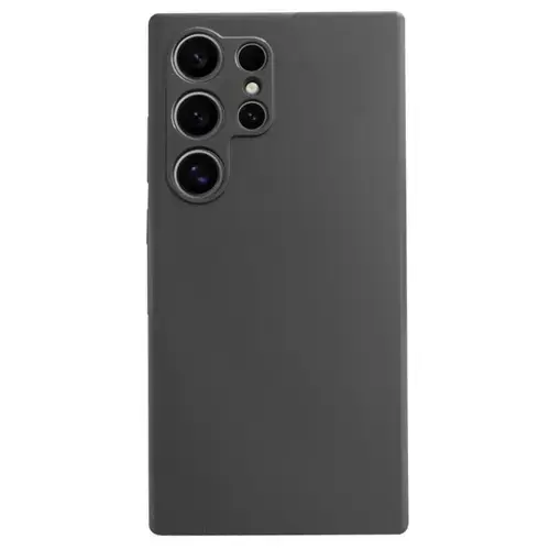 Husa Lemontti Liquid Silicon Samsung Galaxy S24 Ultra, Negru