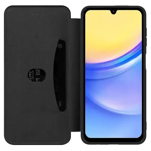 Husa Book Lemontti Elegant Samsung Galaxy A55, Negru