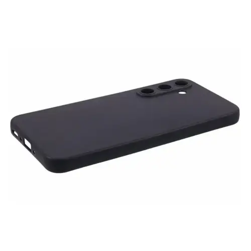 Husa Lemontti Silicon Silky Samsung Galaxy A55, Negru
