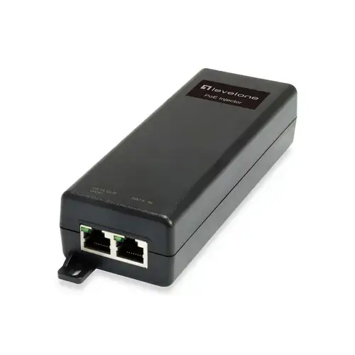 Injector PoE retea POI-3000, LevelOne, 30W, Negru