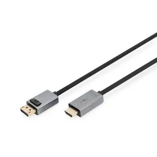 Cablu adaptor DisplayPort Digitus, DB-340202-030-S 4K, DP - HDMI tip A
