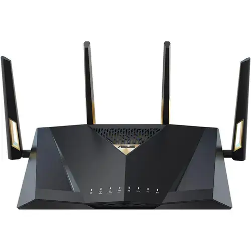 Router Gaming Wireless ASUS RT-BE88U BE7200, 4x LAN 1 Gbps, 3x LAN 2.5 Gbps, 1x SFP+ 10 Gbps
