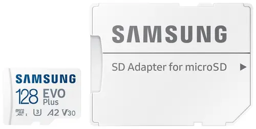 Card de memorie Samsung EVO Plus MB-MC128SA, 128GB, microSDXC, UHS-I U3, Adaptor SD Inclus