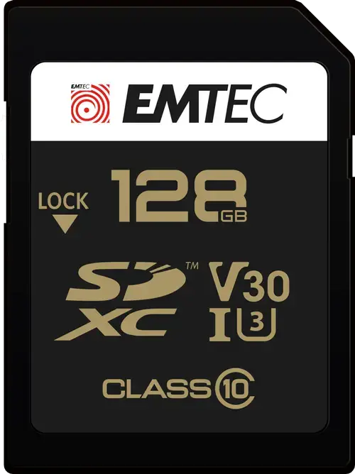 Card de memorie Emtec SpeedIn PRO, 128GB, SDXC, Clasa 10, UHS-I U3, V30