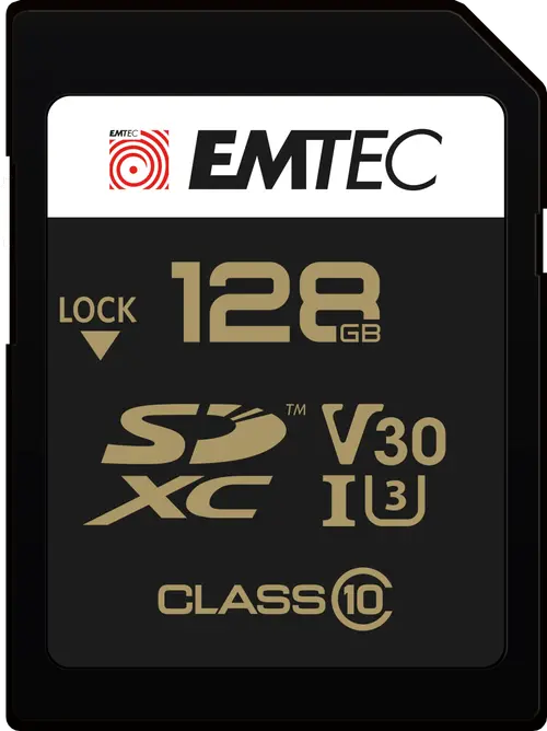 Card de memorie Emtec SpeedIn PRO, 128GB, SDXC, Clasa 10, UHS-I U3, V30