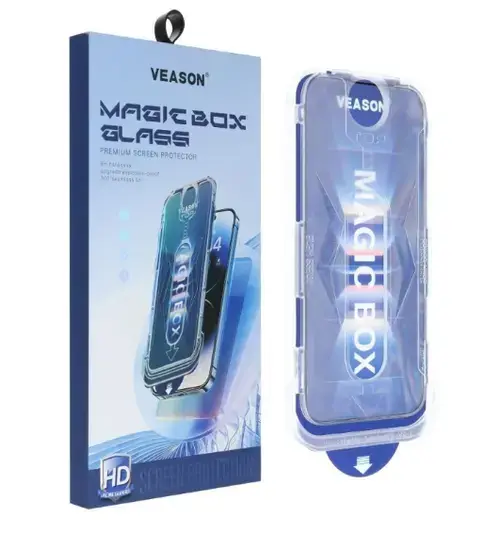 Folie de protectie Ecran Veason PRO pentru Apple iPhone 11 Pro Max, Sticla Securizata, Full Glue, 6D, Neagra
