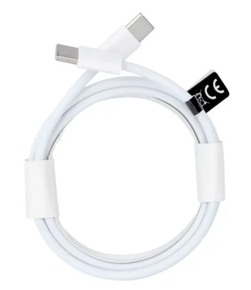 Cablu Date si Incarcare USB-C - USB-C OEM HD26, 30W, 2m, Alb