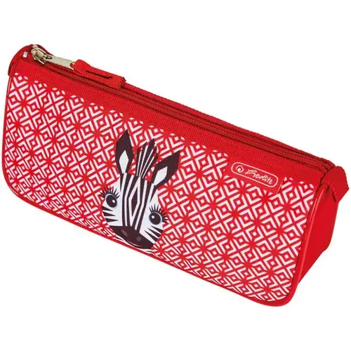 Penar Herlitz motiv Cute Animals Zebra, triunghiular sport, dimensiune 22 x 9 x 7 cm