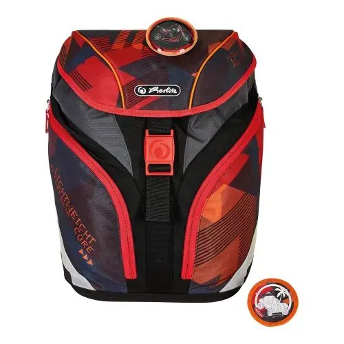 Ghiozdan neechipat Herlitz SoftLight motiv Sports,  dimensiune 38 x 28 x 23 cm