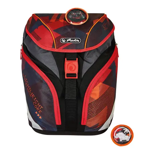 Ghiozdan neechipat Herlitz SoftLight motiv Sports,  dimensiune 38 x 28 x 23 cm