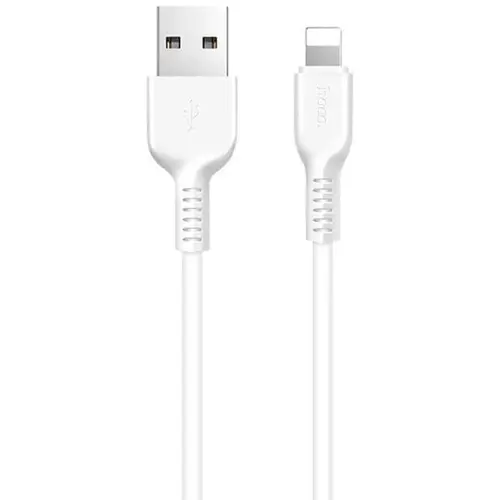 Cablu de date HOCO Flash X20, USB - Lightning, 1m, Alb