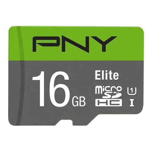 Card de memorie PNY Elite, 16GB, microSDHC, UHS-I U1, Clasa 10, Adaptor SD Inclus