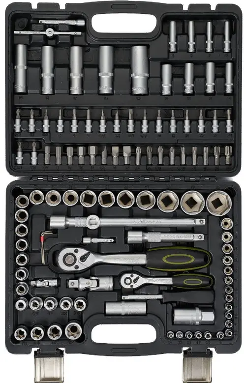 Trusa multifunctionala 108 piese Heinner CTSM011, material chrome-vanadium