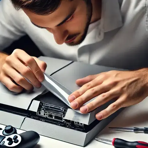 Serviciu montaj folie pe ecran console jocuri