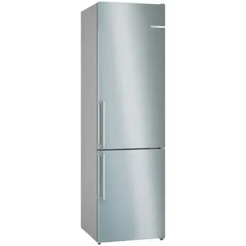 Combina frigorifica Bosch KGN39VIBT, 363 l, NoFrost, PerfecFit, Raft sticle, Clasa B, H 203 cm, Inox AntiAmprenta