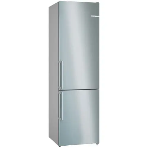 Combina frigorifica Bosch KGN39VIBT, 363 l, NoFrost, PerfecFit, Raft sticle, Clasa B, H 203 cm, Inox AntiAmprenta