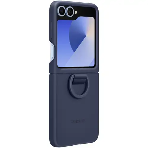 Husa de protectie Samsung Silicone Case pentru Galaxy Z Flip 6, Navy